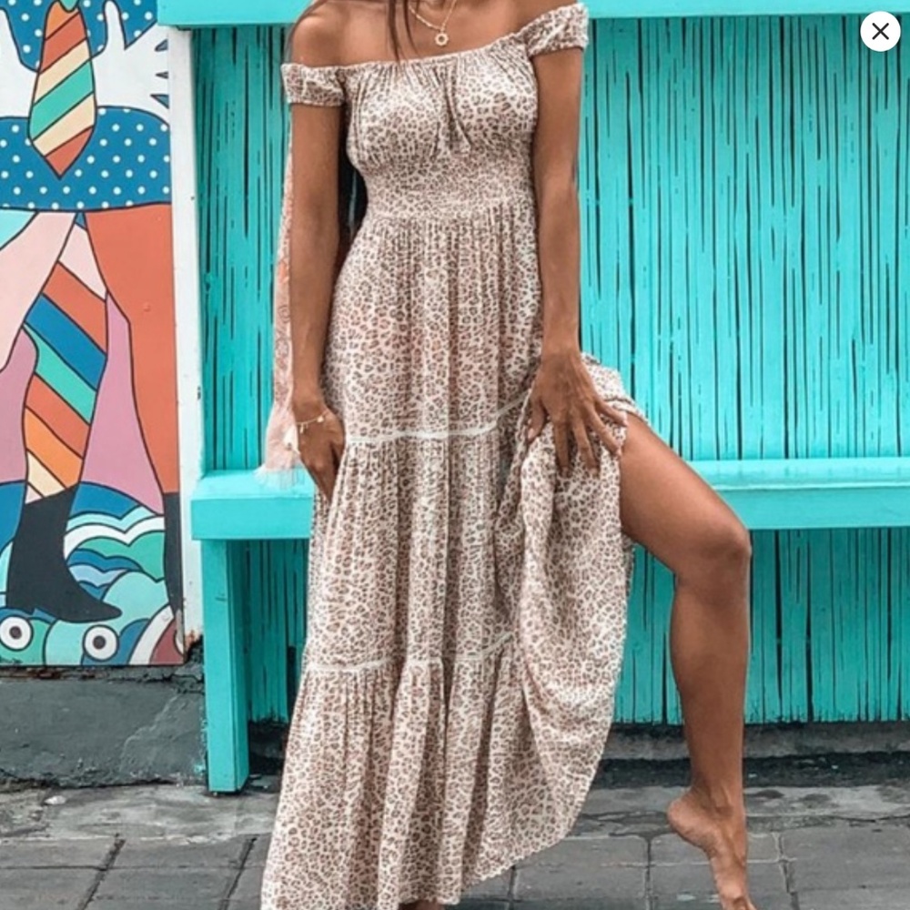 Spell Frankie Shirred Sundress, size small